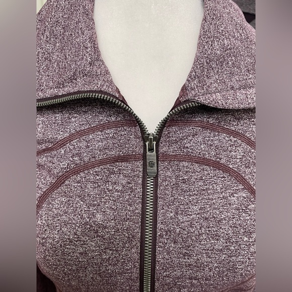 Lululemon Stride Jacket II Heathered Black Cherry size 4 - Picture 12 of 14